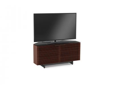 BDI Corridor 8175 Double Wide Corner TV Stand In Chocolate Stained Walnut - BDICORR8175CHOC