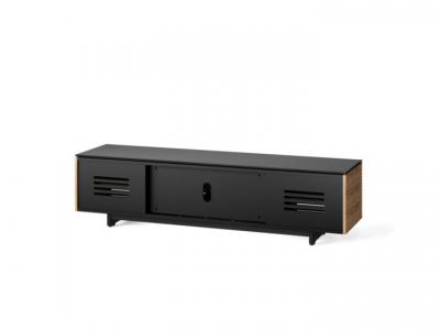 BDI Corridor 8173 Quad Wide TV Stand With Built-In Ventilation In Natural Walnut - BDICORR8173NW