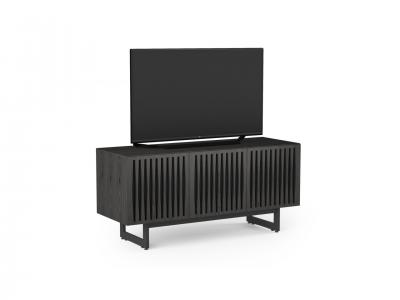 BDI Elements 8777 Media Three Component TV Stand With Rear Access Panels In Tempo / Charcoal - BDIELEM8777CRL-ME-TE
