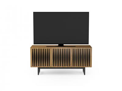 BDI Elements 8777 Media Three Component TV Stand With Rear Access Panels In Ricochet / Walnut - BDIELEM8777NW-ME-RI