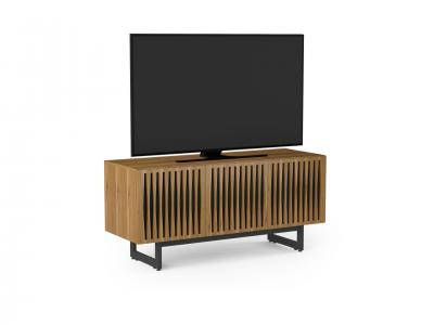 BDI Elements 8777 Media Three Component TV Stand With Rear Access Panels In Ricochet / Walnut - BDIELEM8777NW-ME-RI
