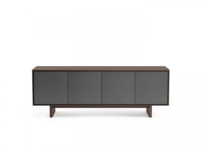 BDI Octave 8379 Modern Tv Stand in Toasted Walnut - BDIOCTA8379WN