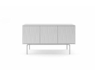 BDI Tanami Modern Storage TV Stand in Smooth Satin White - BDITAN7107SW