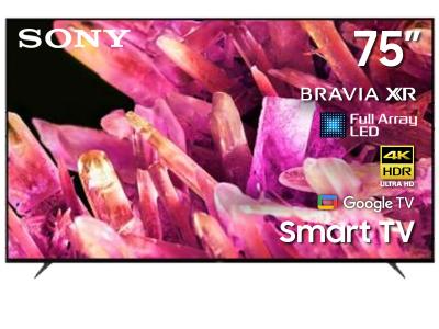 75" Sony XR75X90K Bravia XR Full Array LED 4K Ultra HD High Dynamic Range Smart TV