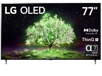 77" LG OLED77A1 Class 4K Smart OLED TV with ThinQ AI