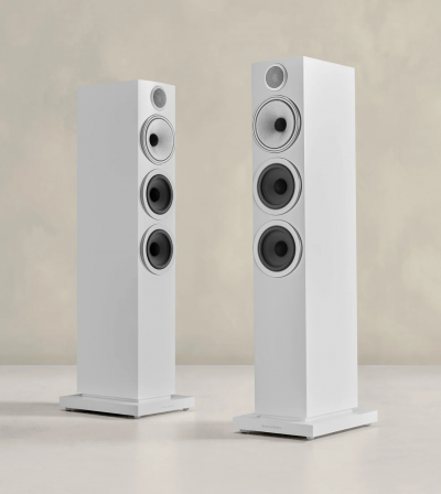 Bowers & Wilkins 700 Series Floorstanding Speaker in Satin White - 704 S3 (SW)