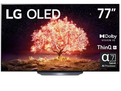 77" LG OLED77B1 Class 4K Smart OLED TV with AI ThinQ