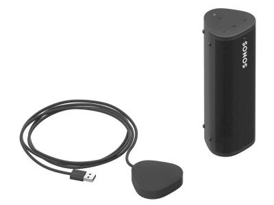 Sonos Roam & Wireless Charger in Black - Roam & Wireless Charger Set (B)