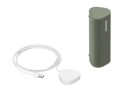 Sonos Roam & Wireless Charger in Olive - Roam & Wireless Charger Set (O)