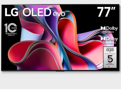 77" LG OLED77G3PUA G3 Series 4K OLED Evo Gallery Edition TV
