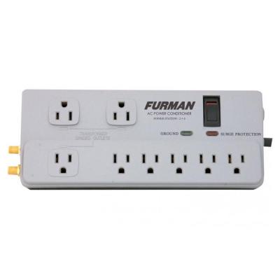 Furman 15A 8 Outlet Surge Suppressor Strip-Pst-2+6