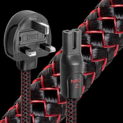 Audioquest NRG Series 4.5 Meter Low-Distortion 2-Pole AC Power Cable - NRG-Z2 4.5M