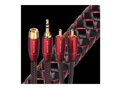 Audioquest 0.6 Meter Golden Gate 3.5MM to RCA Cable - GOLDG0.6MR