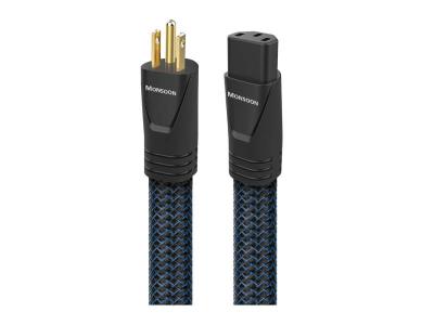 Audioquest 6 Meter Monsoon 3 Prong Wall Plug Power Cable - MONSOONUS0620A