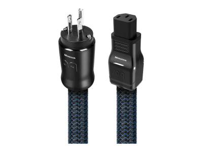 Audioquest 6 Meter Monsoon XTRM 3 Prong Wall Plug Power Cable - MONSOONUS06E