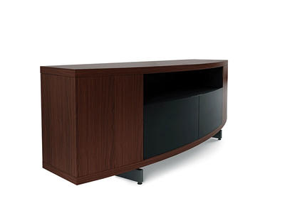 BDI Sweep Media Console 8438 in Chocolate Stained Walnut finish - Sweep 8438