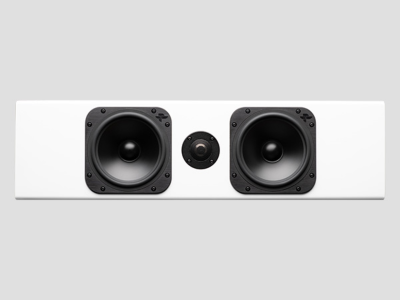 Totem Acoustic Element Wood V2 Center Speaker in Ice - WOOD V2 (I)