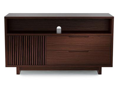 BDI Media Cabinet for TVs (Chocolate Stained Walnut) Vertica 8556
