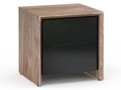 Salamander Barcelona 217 SE  Chameleon Collection Subwoofer Enclosure (Natural Walnut /Black Glass) C/BA217SE/NW/BG