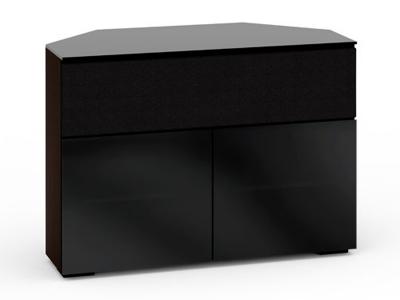 Salamander Oslo 329 CR Chameleon Collection Corner Cabinet (Black Glass) - C/OS329CR/BG