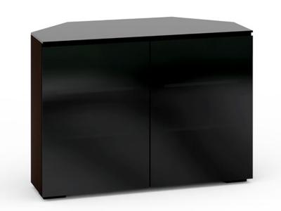 Salamander Oslo 323 CR Chameleon Collection Corner Cabinet (Black Glass) - C/OS323CR/BG