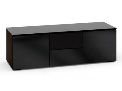 Salamander Oslo 236 Chameleon Collection Speaker Integrated Cabinet(Black Glass) - C/OS236/BG