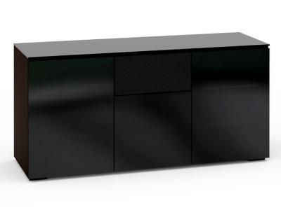 Salamander Oslo 336 Chameleon Collection Speaker Integrated Cabinet(Black Glass) - C/OS336/BG