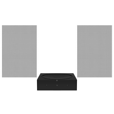 Sonos Architectural sound with Amp and Sonos - In-Wall Set