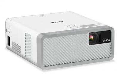 Epson EF-100 Mini Laser Streaming Projector with Android TV in White - V11H914220