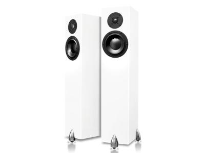 Totem Acoustics Floor Standing Speakers With Customized Drivers In Satin White - Forest (SW)