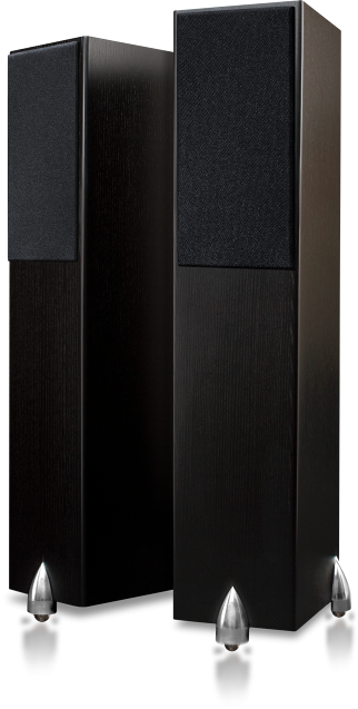 Totem Acoustics Floor Standing Speakers With Customized Drivers In Black Ash - Forest (BA)