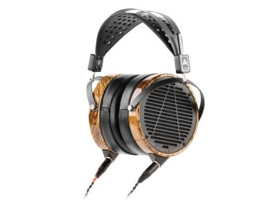 Audeze Over-Ear LCD3 Leather Free Zebrano Wood Headphone With Travel Case - LCD3LFZW