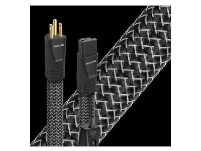 Audioquest Wind Series 1 Meter Low-Z Or Noise-Dissipation 3-Pole AC Power Cable - Blizzard 1m