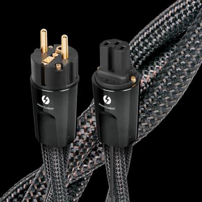 Audioquest Storm Series 1 Meter High Current Low-Z Or Noise-Dissipation 3-Pole AC Power Cable - Thunder 1m