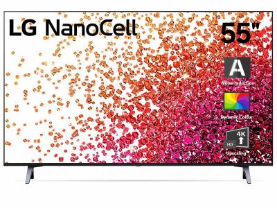 55" LG 55NANO77 NanoCell  LCD 4K Flat TV