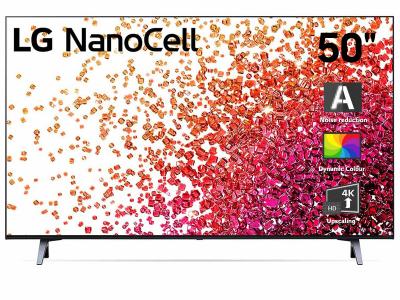 50" LG 50NANO77 NanoCell  LCD 4K Flat TV